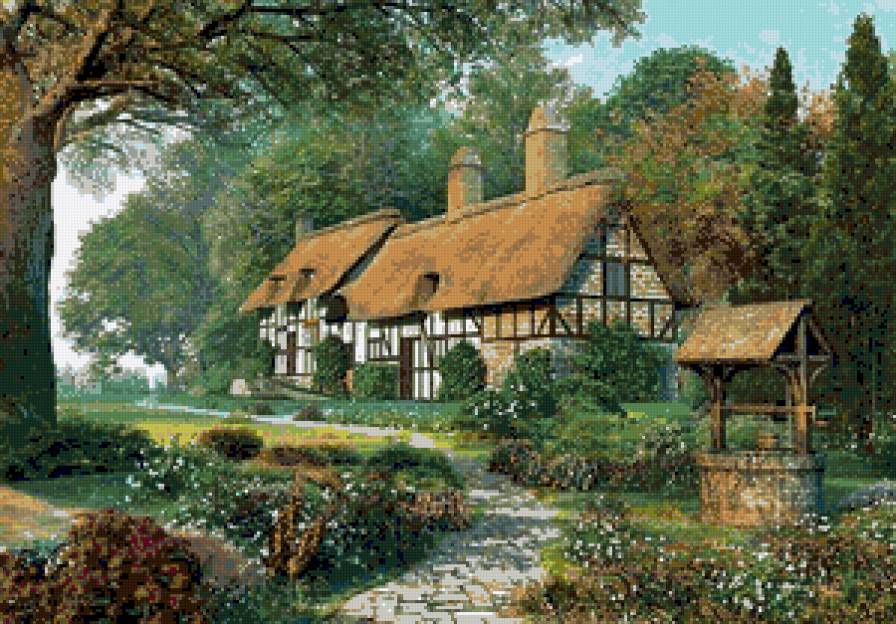 Загородный дом - природа - предпросмотр