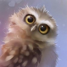 Схема вышивки «Сова»