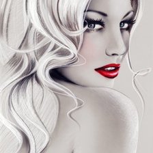 Схема вышивки «Красота женщины»