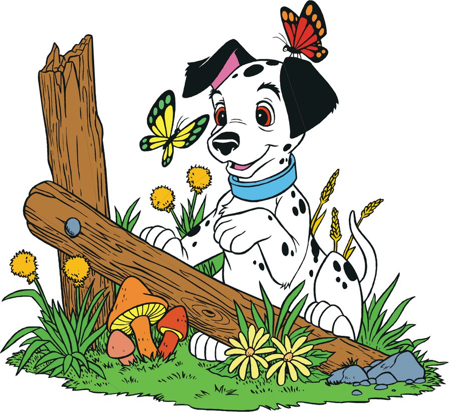 В детскую - детям, мультфильмы, сказки, далматинцы, собаки - оригинал