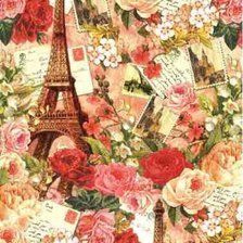 Схема вышивки «Винтаж, Париж»