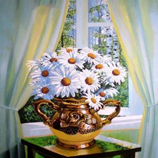 Схема вышивки «Ромашки»