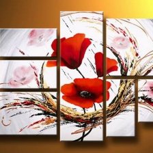 Схема вышивки «маки»