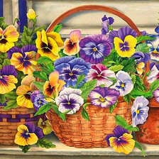 Схема вышивки «Серия "Цветы, букеты"»