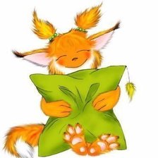 Схема вышивки «люблю спать, спать любит меня»