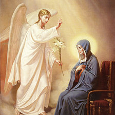 Схема вышивки «Благовещение Пресвятой Богородицы»