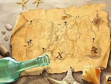 Схема вышивки «карта»