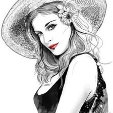 Схема вышивки «Серия "Женский образ"»