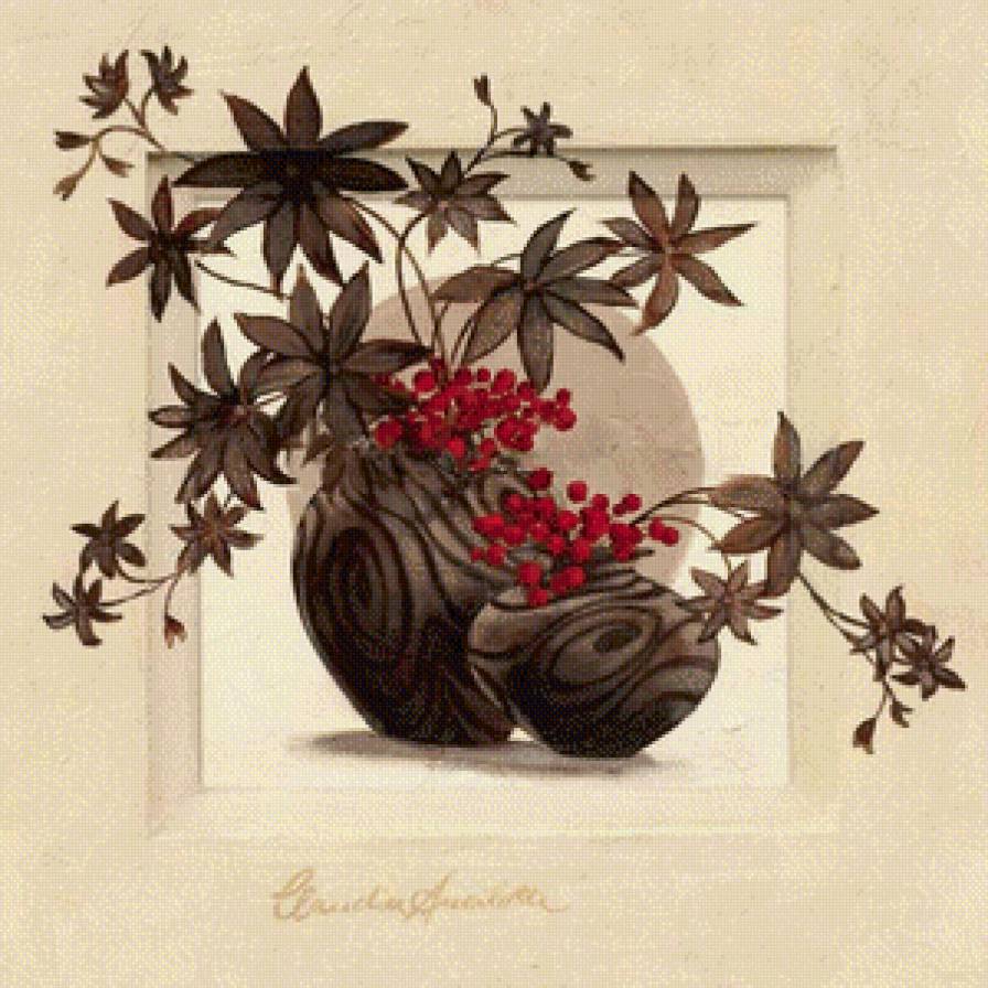 две вазы - цветы, ваза - предпросмотр