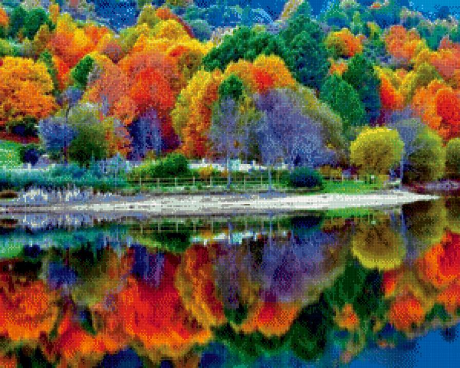 Paisaje de colores - предпросмотр