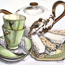 Схема вышивки «Серия "На кухню"»