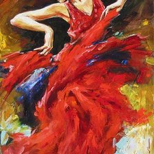 Схема вышивки «Танец 50»