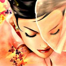 Схема вышивки «Серия "Женский образ"»