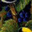 Предпросмотр схемы вышивки «Птицы и виноград» (№948255)