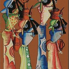 Схема вышивки «La Feria»