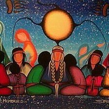 Схема вышивки «Hermanas»