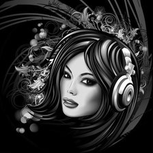 Схема вышивки «Музыка во мне»