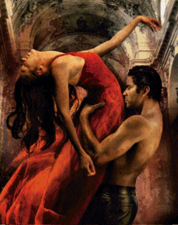 Серия "Двое" - страсть, танец, объятия, чувства - предпросмотр