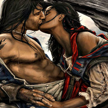 Схема вышивки «Серия "Двое"»