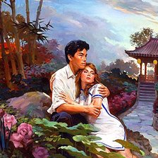 Схема вышивки «Нежные объятия»