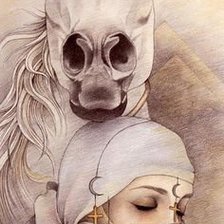 Схема вышивки «Angeles del Desierto»