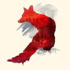 Схема вышивки «Лиса»