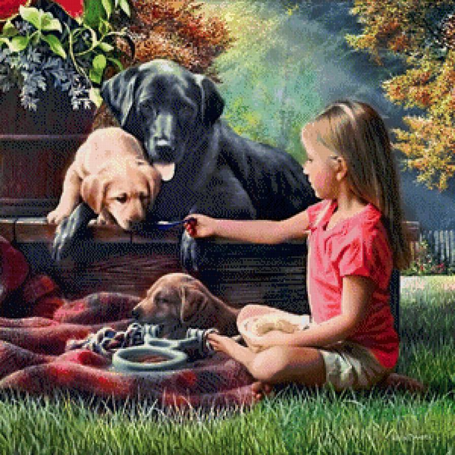 Картины художников - люди, картина - предпросмотр