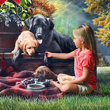 Схема вышивки «Картины художников»