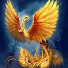 Схема вышивки «Жар птица»