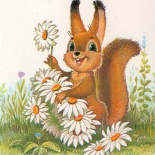 Схема вышивки «Белка»