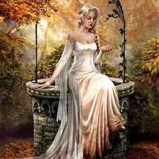 Схема вышивки «девушка»