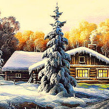 Схема вышивки «Серия "Дивные пейзажи"»