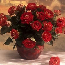 Схема вышивки «розы»