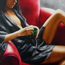 Схема вышивки «кофе»