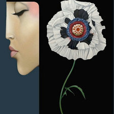 Схема вышивки «профиль»