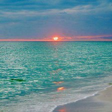 Схема вышивки «Зелёное море»