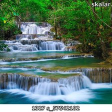 Схема вышивки «водопад»