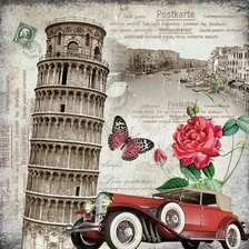 Схема вышивки «Рим»