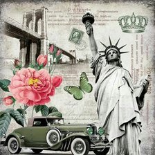 Схема вышивки «Нюйорк»