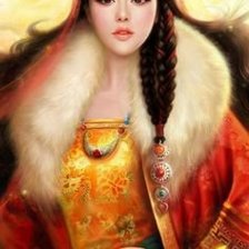 Схема вышивки «Дочь Микадо»