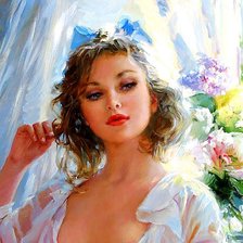 Схема вышивки «женский образ»