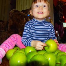 Схема вышивки «с яблоками»