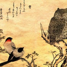 Схема вышивки «Филин»