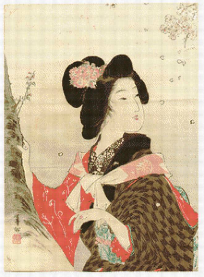 Морской бриз - япония, женщина, девушка - предпросмотр