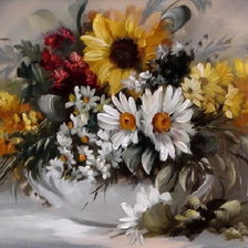 Схема вышивки «букет»