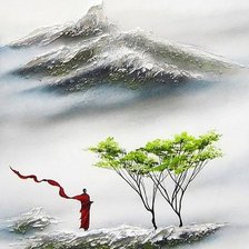 Схема вышивки «Достигший нирваны»