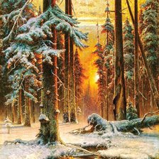 Схема вышивки «Картина художника Юлия Клевера»