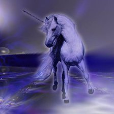 Схема вышивки «единорог»