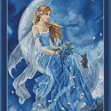 Схема вышивки «девушка»