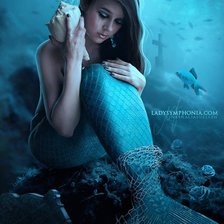 Схема вышивки «Русалка»